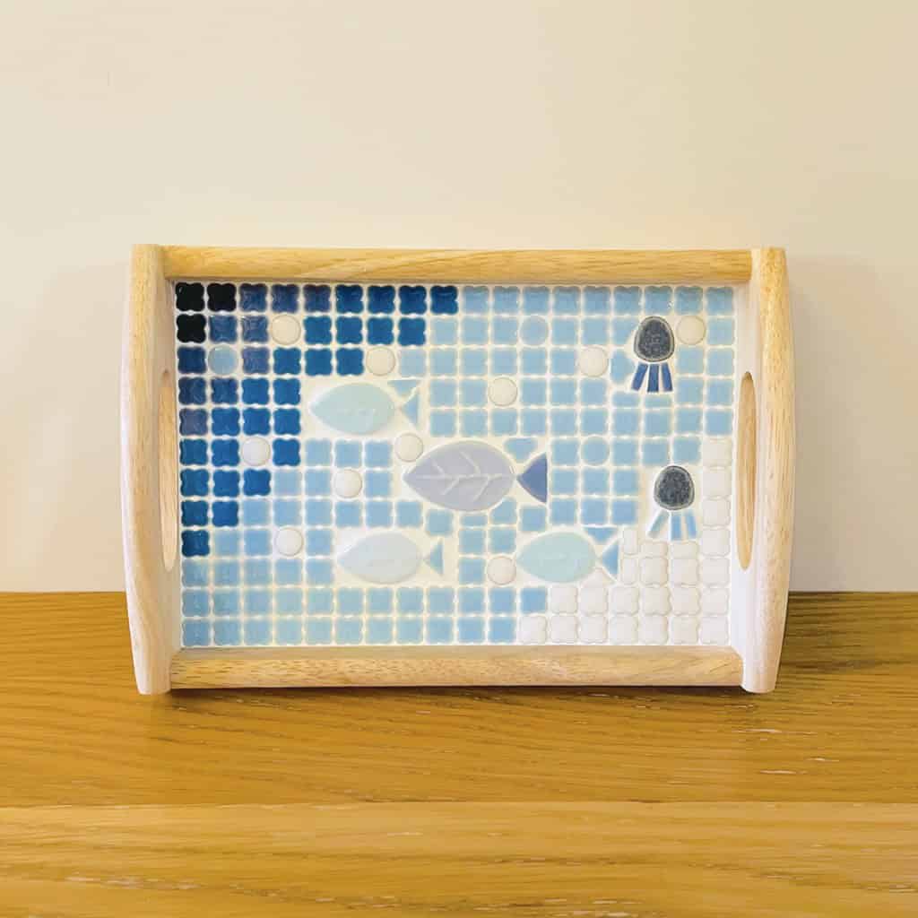 Chobo 北歐風美濃燒馬賽克迷你托盤