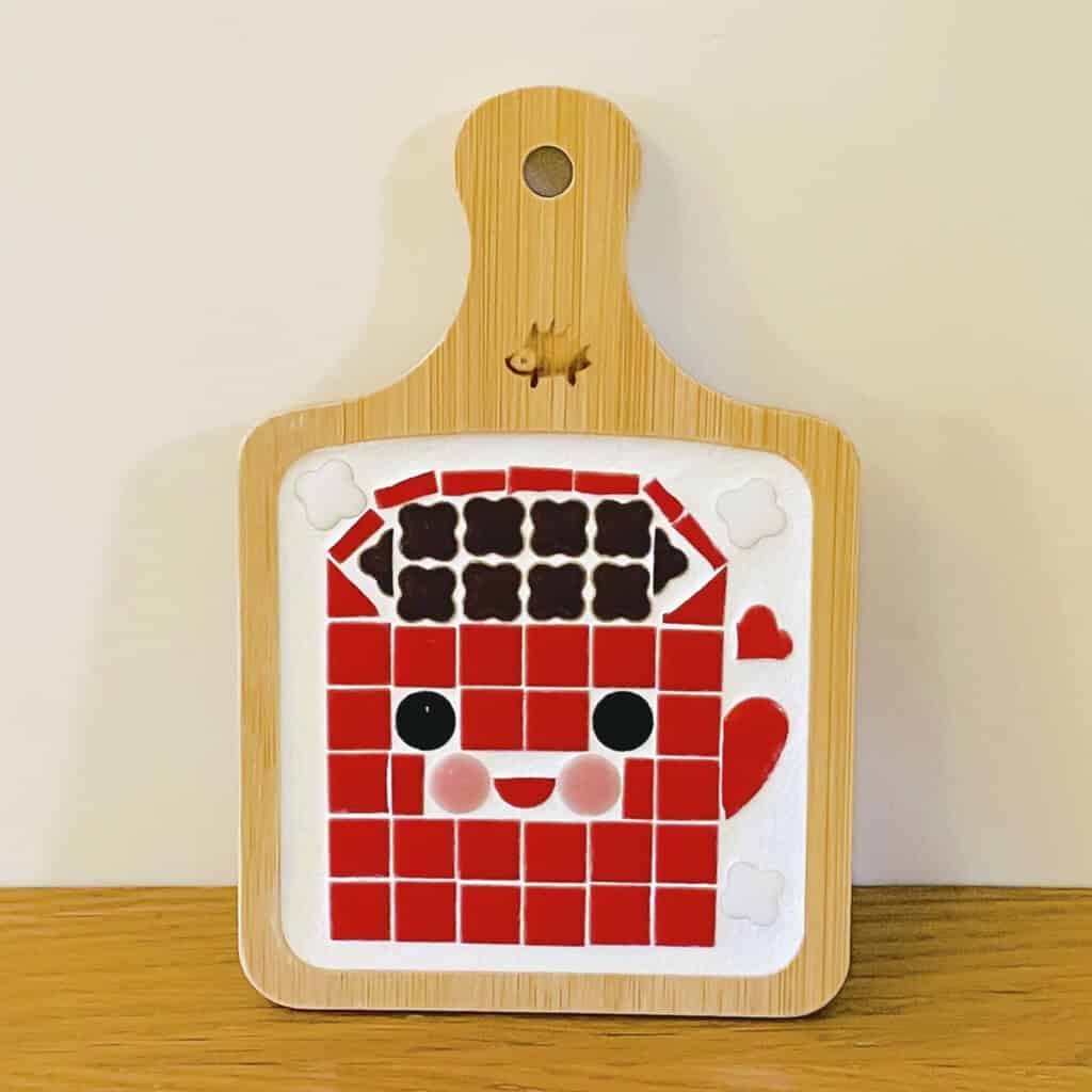 Chobo 北歐風美濃燒馬賽克手柄隔熱墊