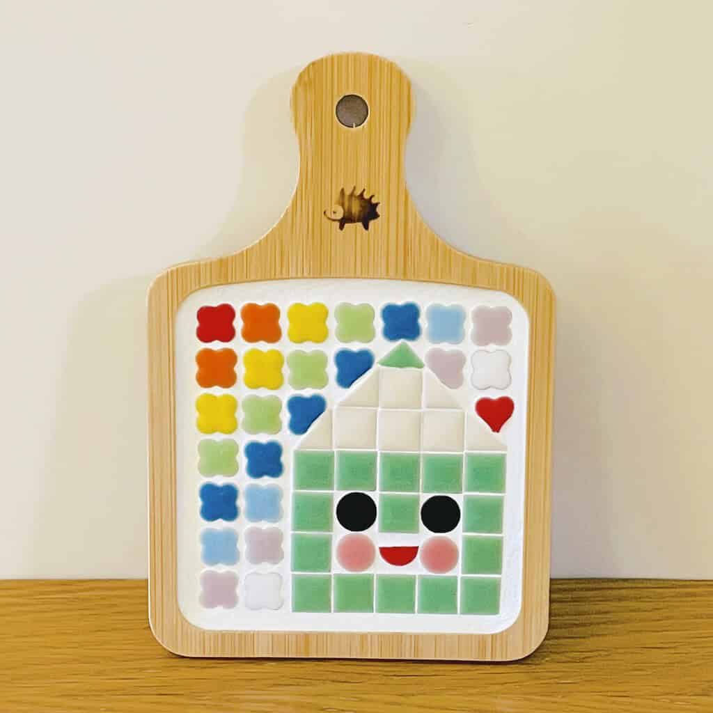 Chobo 北歐風美濃燒馬賽克手柄隔熱墊