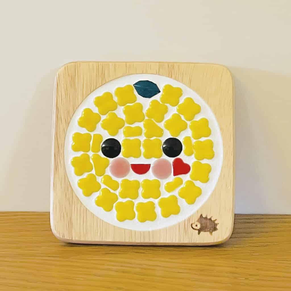 北歐風美濃燒馬賽克隔熱杯墊