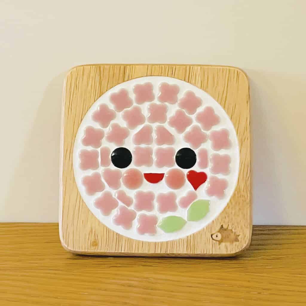 北歐風美濃燒馬賽克隔熱杯墊