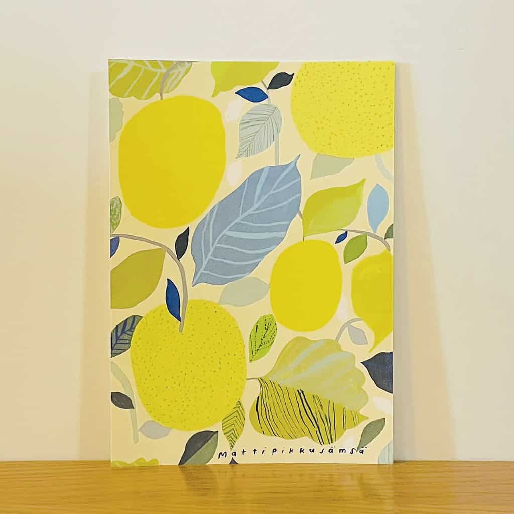 Matti Pikkujämsä 芬蘭插畫家 日本印刷明信片 充滿活力的水果