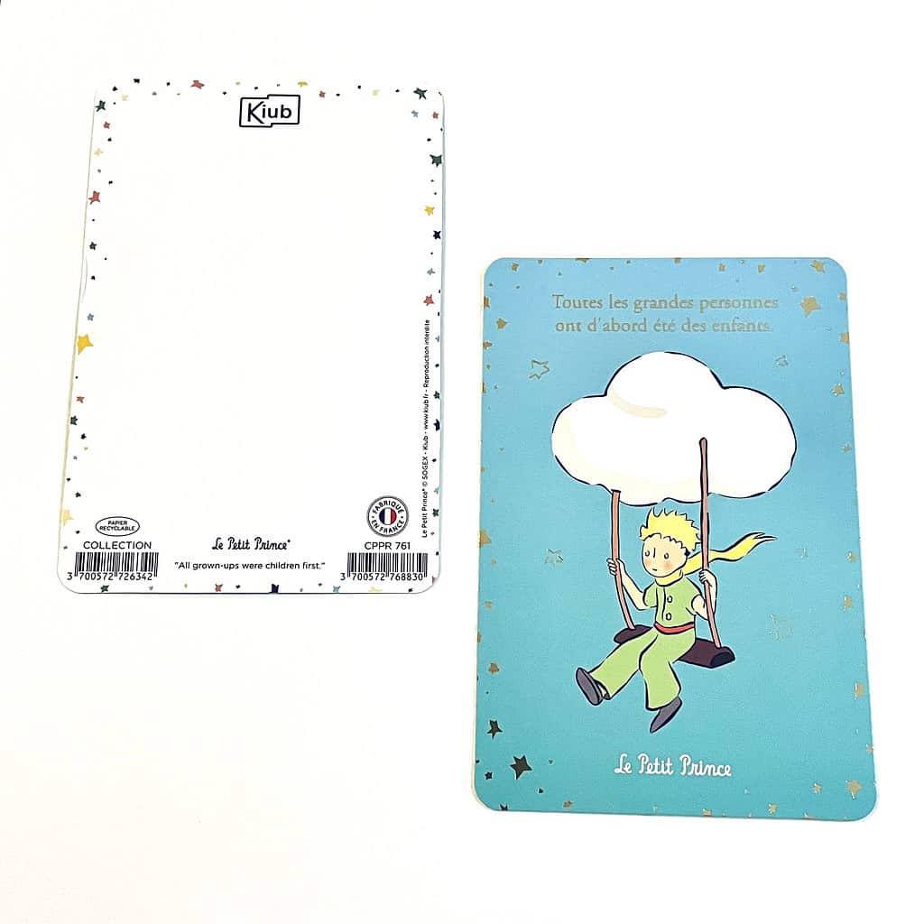 Le Petit Prince 小王子 法國插畫明信片 所有的大人都曾經是小孩