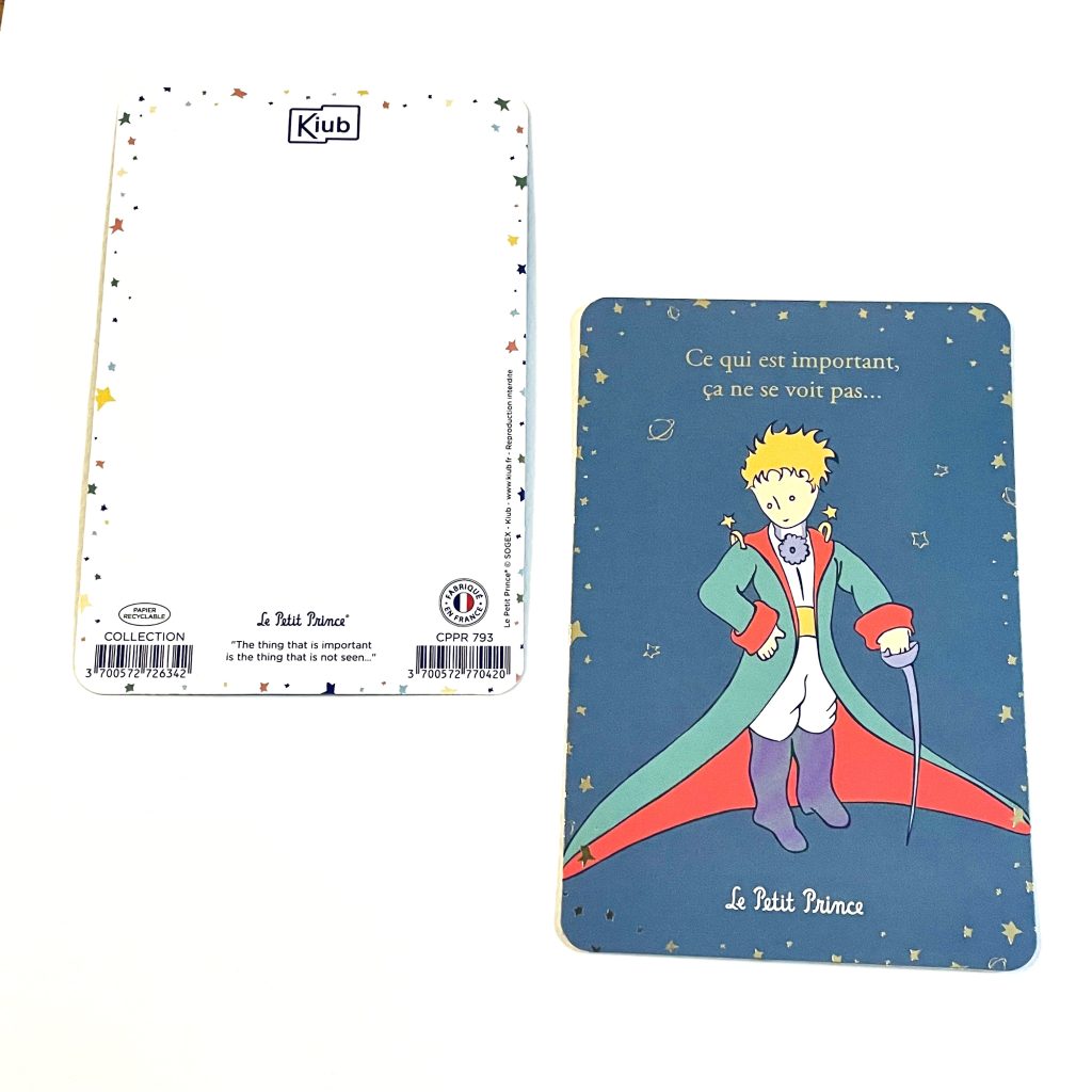 Le Petit Prince 小王子 法國插畫明信片 重要的東西是看不見的