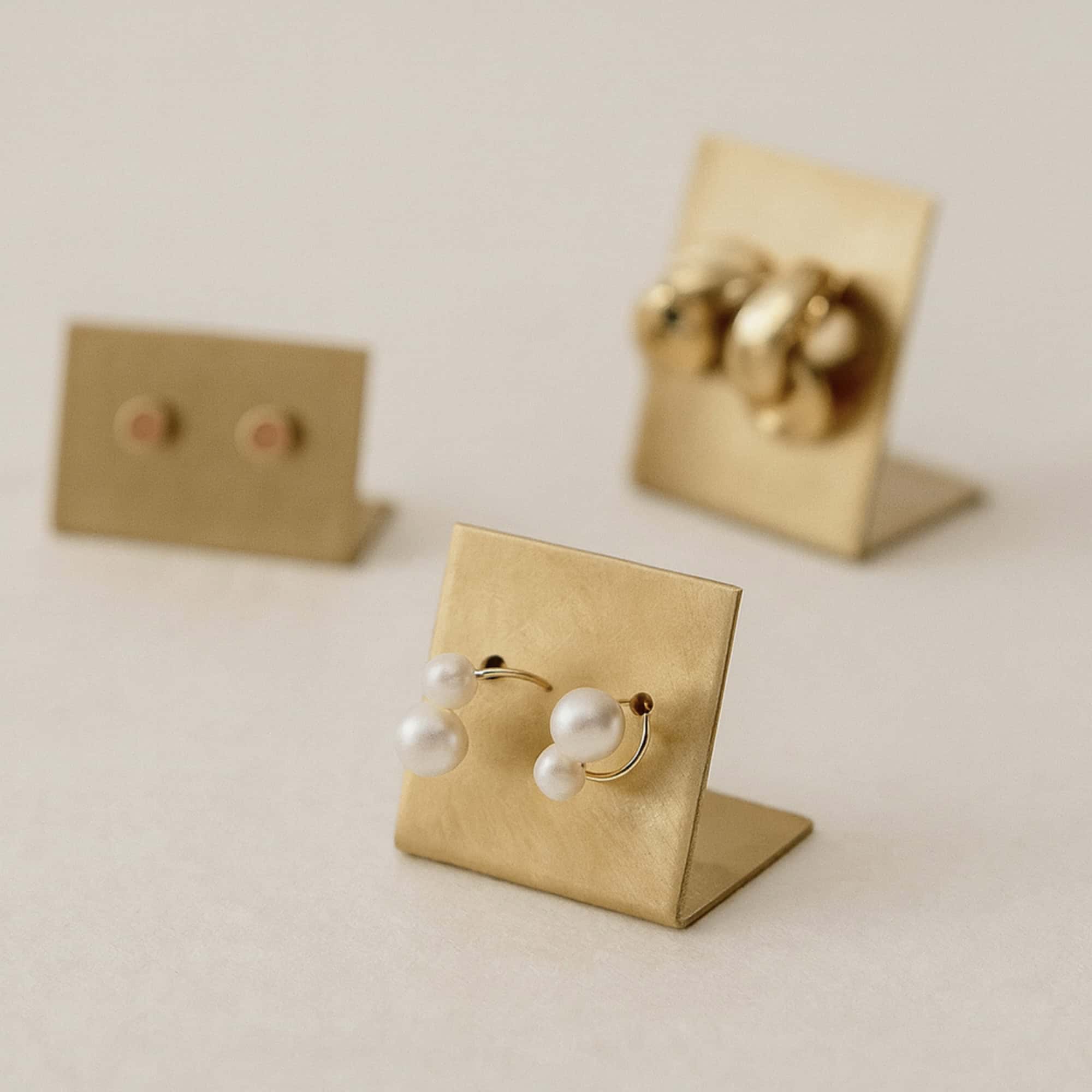 志成販売 shesay 手工真鍮黃銅耳環展示架