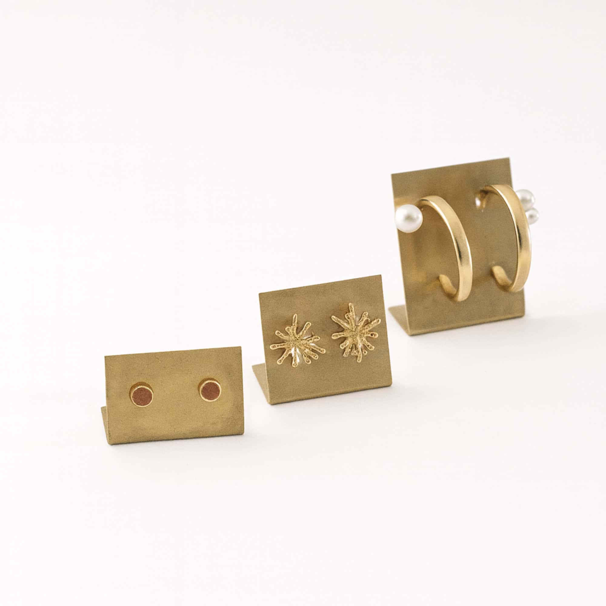 志成販売 shesay 手工真鍮黃銅耳環展示架